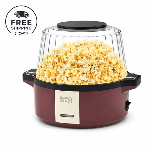 Hot air popcorn maker - hot,