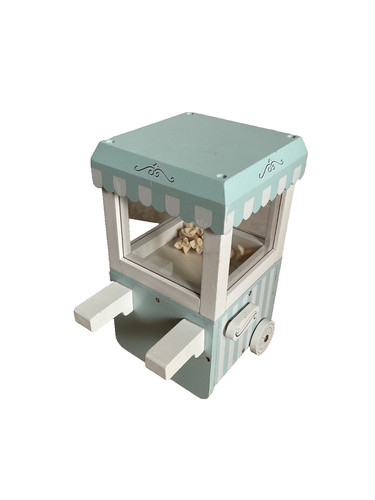 Little town wooden popcorn - town,